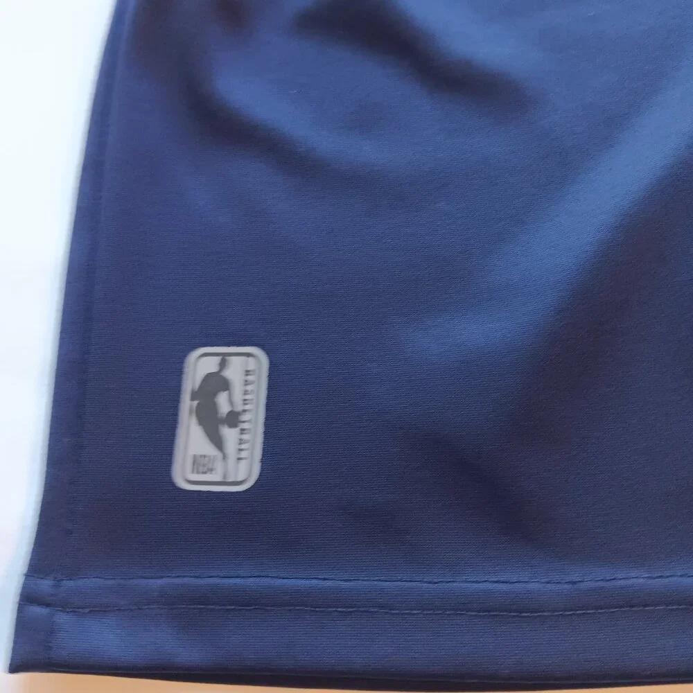 Icer Brands Navy NBA  Athletic Short Youth Size 14/16 Elastic Waist Polyester D8